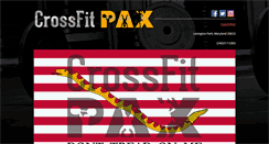 Desktop Screenshot of crossfitpax.com